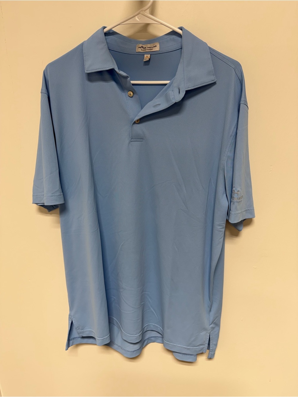 Peter Millar Light Blue Men's Polo Shirt